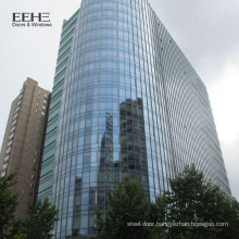 Insulated Double Glazing Glass Curtain Wall Price